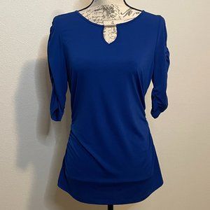 Cobalt Blue Blouse